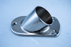 Wall stop flange