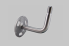 Handrail wall bracket with screw for plate