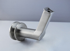 Handrail bracket glass-tube