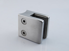 Small square glass clamp